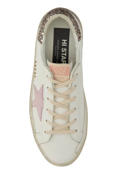 Golden Goose Hi Star Sneakers Multicolor In White