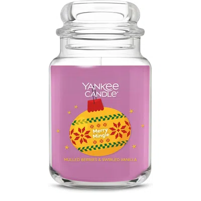Yankee Candle Merry Mingle Original Large Jar Candle, 22 oz In Purple