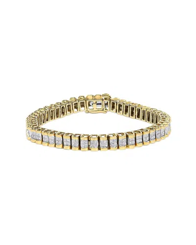 Haus Of Brilliance 14k 3.00 Ct. Tw. Diamond Tennis Bracelet In Gold