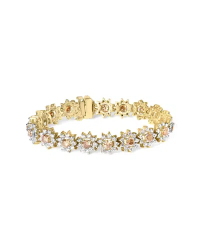 Haus Of Brilliance 14k 8.00 Ct. Tw. Diamond Link Bracelet In Gold