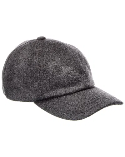 Jacquemus Cachemiro Wool Baseball Cap In Gray