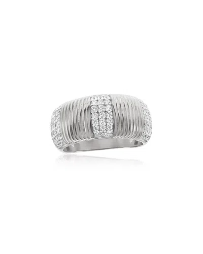 Suzy Levian Cz Jewelry Suzy Levian Silver Cz Ring In Metallic