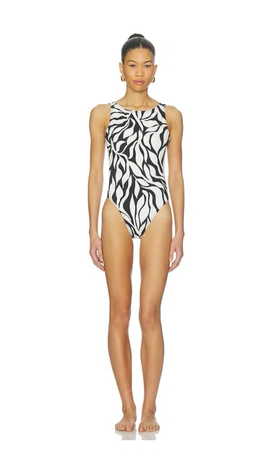 Post Swim Lauren One Piece Swimsuit In Black