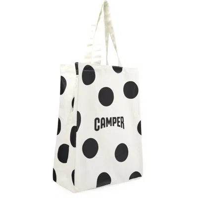 Camper Polka Dots Tote In White