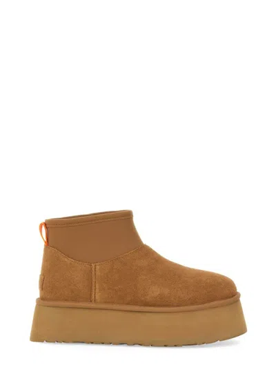Ugg Stivale "classic Mini Dipper" In Brown