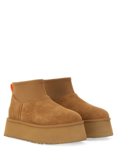 Ugg Stivale "classic Mini Dipper" In Brown