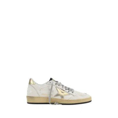 Golden Goose White Rubber Low Top Sneakers In White