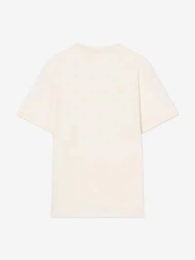 Off-white Boys Big Bookish Crackle Logo T-shirt In Multi