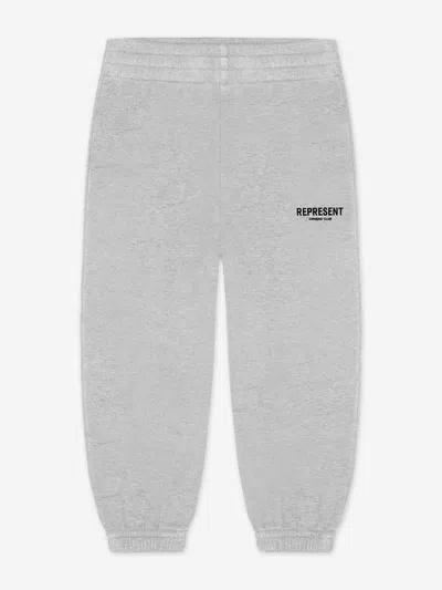 Represent Kids Mini Owners Club Sweatpants In Gray