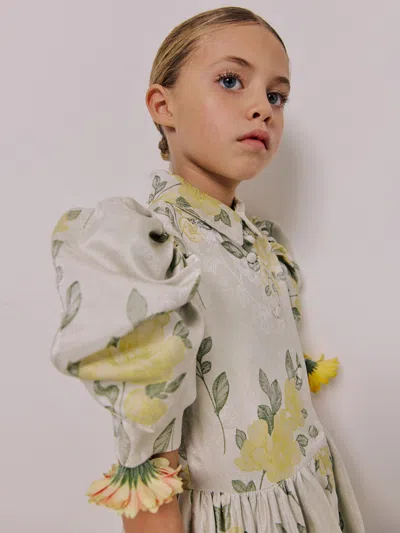 Jessie And James Girls Carousel Dress In Multi