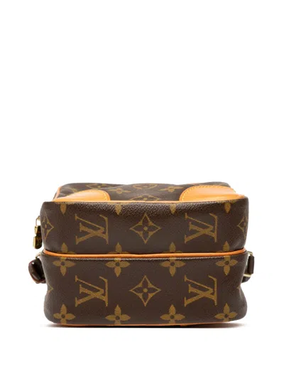 Pre-owned Louis Vuitton 2001 Monogram Amazone Crossbody Bag In Brown