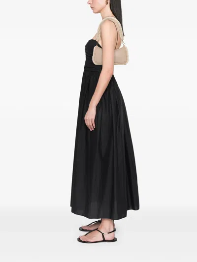 Pre-owned Jacquemus 2023-2025 Leather Shearling Trimmed Le Bisou Doux Shoulder Bag In Brown