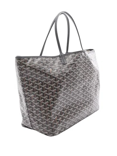 Pre-owned Goyard 2010-2025 Ine Saint Louis Gm Tote Bag In Black