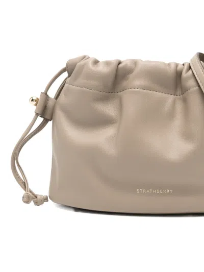 Strathberry Charlotte Clutch Bag In Neutral