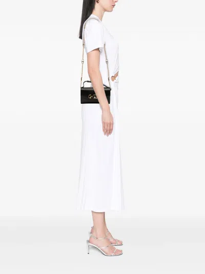 Pre-owned Gucci 2016-2025 Mini Leather Zumi Satchel In Black