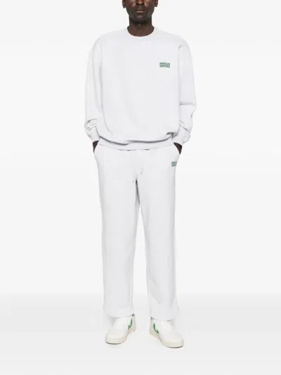 American Vintage Baptown Track Pants In White