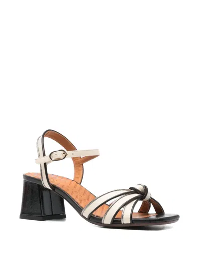 Chie Mihara Knot Strapped Heeled Sandals In Black