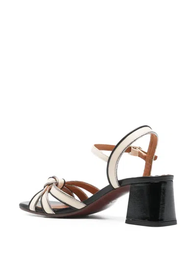 Chie Mihara Knot Strapped Heeled Sandals In Black