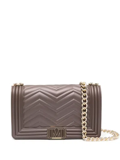Marc Ellis Medium Flat Wave Cross Body Bag In Brown