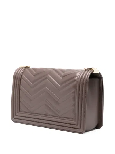 Marc Ellis Medium Flat Wave Cross Body Bag In Brown