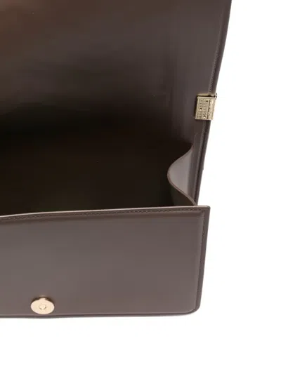 Marc Ellis Medium Flat Wave Cross Body Bag In Brown