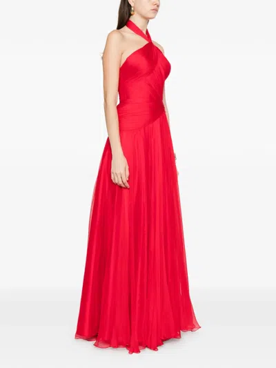 Iris Serban Lola Maxi Dress In Red