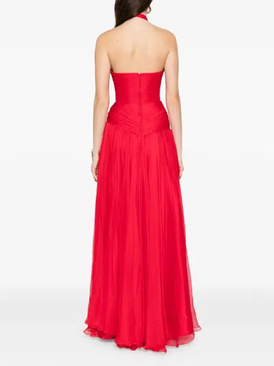 Iris Serban Lola Maxi Dress In Red