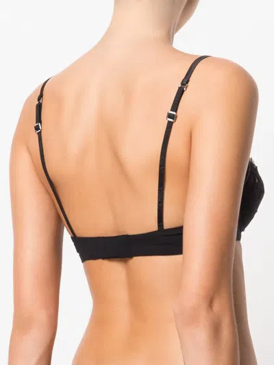La Perla Lace Story Balconette Bra In Black