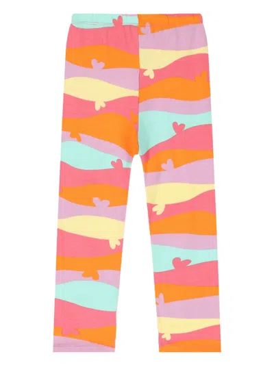 Agatha Ruiz De La Prada Heart Print Leggings Set In Pink
