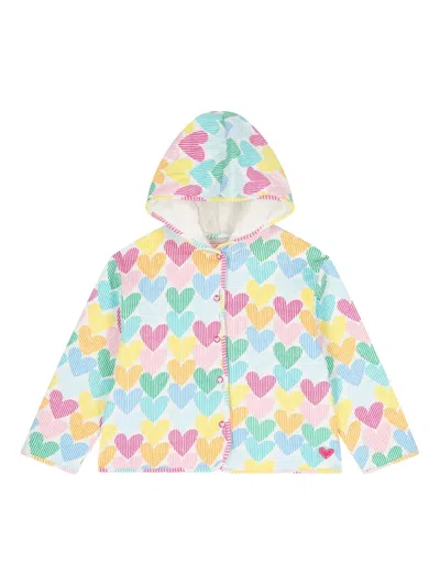 Agatha Ruiz De La Prada Heart Hooded Jacket In White