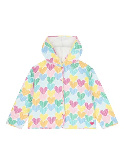 Agatha Ruiz De La Prada Heart Hooded Jacket In White