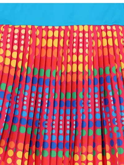 Agatha Ruiz De La Prada Pleated Polka-dot Skirt In Pink