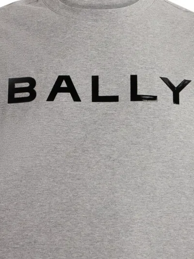 Bally Logo-print T-shirt In Gray