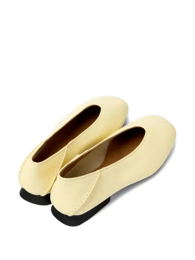 Camper Casi Myra Leather Ballet Flats In Neutral