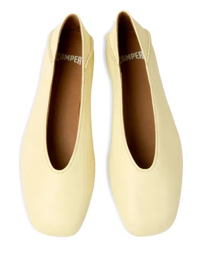 Camper Casi Myra Leather Ballet Flats In Neutral