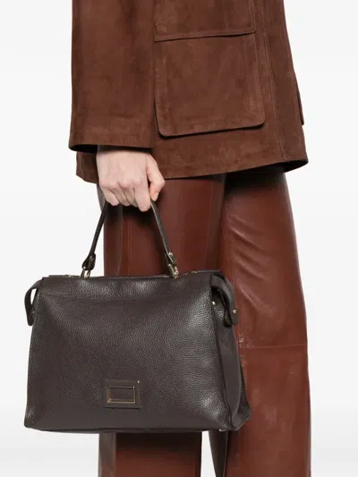 Marc Ellis Adele Tote Bag In Brown