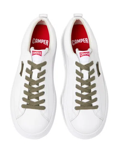 Camper Logo Patch Sneakers In White