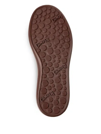 Camper Pelotas Soller Blue Panel Sneakers In White