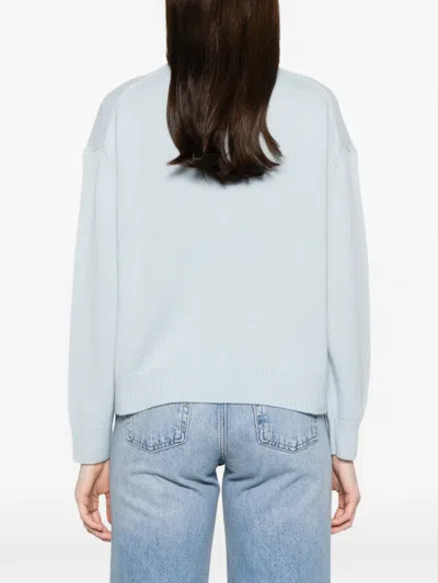 Anine Bing Lee Crew-neck Sweater In Blue