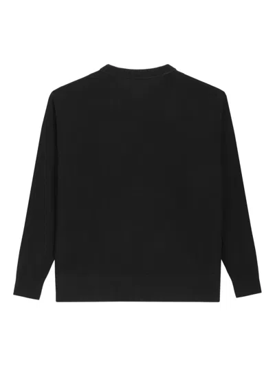 Dolce & Gabbana Smooth Knit Pullover In Black