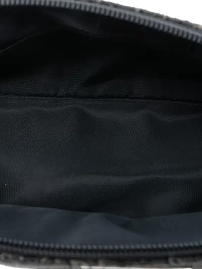 Pre-owned Dior 2003 Mini Issimo Trotter Canvas Street Chic Handbag In Black