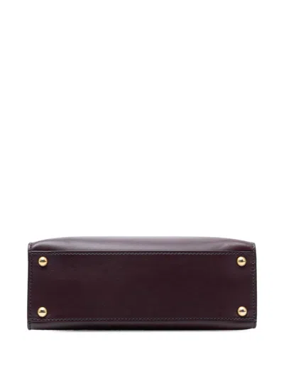 Pre-owned Dior 2017 Leather Addict Top Handle Bag Satchel In Red