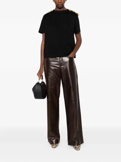 Parlor Sequin-appliqué T-shirt In Multi