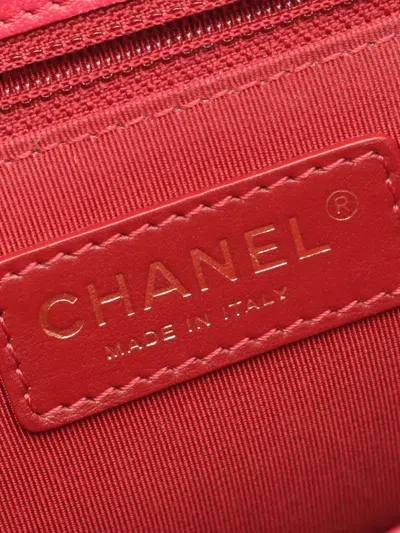 Pre-owned Chanel 2018-2019 Small Lambskin Lovely Day Flap Crossbody Bag In Pink