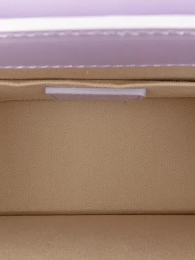 Pre-owned Jacquemus 2019-2025 Smooth Calfskin Le Grand Chiquito Satchel In Purple