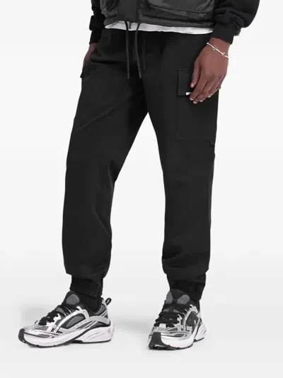 Represent Cuffed Cargo Pants In Black