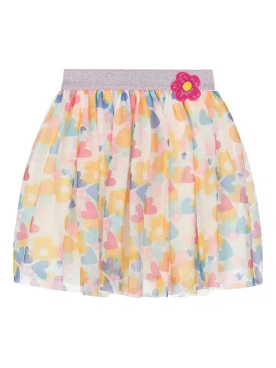 Agatha Ruiz De La Prada Heart-motif Tulle Skirt In Neutral