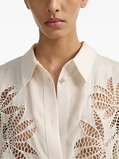 蕾丝细节衬衫