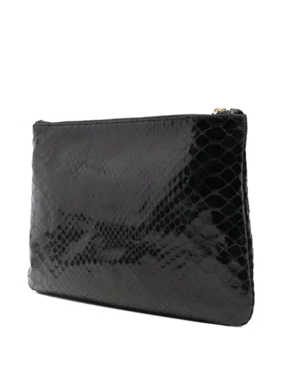 Marc Ellis Zip Clutch Bag In Black