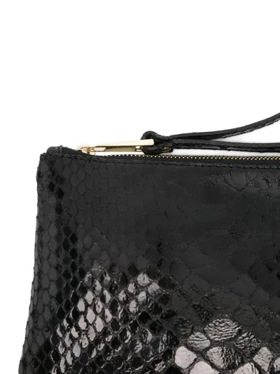 Marc Ellis Zip Clutch Bag In Black